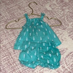 Seahorse summer outfit!